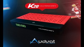 Audisat K20+ Plus - Lançamento 